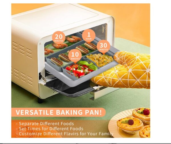 STARBRILLIANT Silicone Baking Sheet Pan Dividers - Image 2
