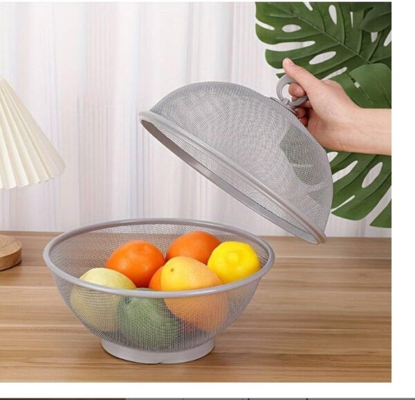 Apple Mesh Fresh Fruits Basket & Ring Citrus Peele - Image 3