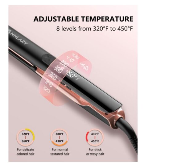 ANNLARY Hair Straighter Flat Iron and Curler - Image 2