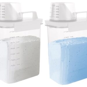 GBACHOOSE 2 Pack Washing Powder Storage