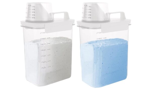 GBACHOOSE 2 Pack Washing Powder Storage