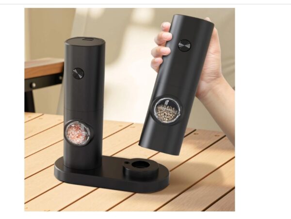 2Pcs Electric Salt and Pepper Grinder Set - Image 4