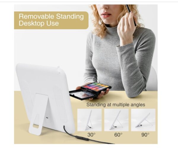 Travel Makeup Bag with LED Mirror - Image 3