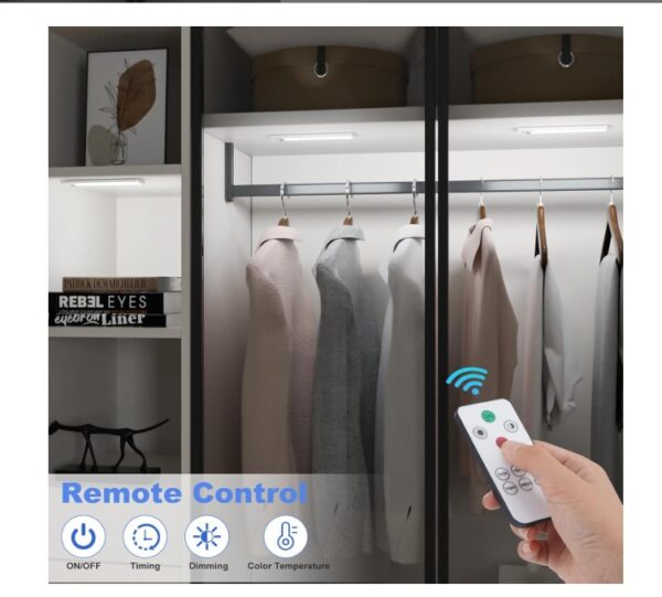 Under Cabinet Kitchen Lights with Remote Control - Image 2
