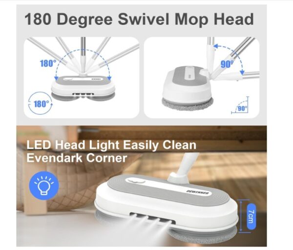 DEWINNER Cordless Electric Mop - Image 4