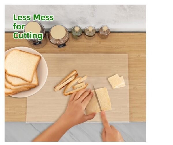 Acrylic Cutting Board with Counter Lip - Image 3