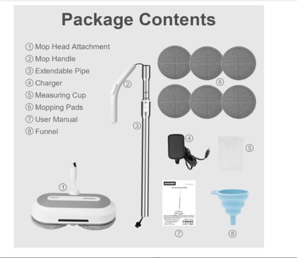 DEWINNER Cordless Electric Mop - Image 3