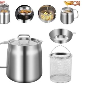 304 Stainless Steel Oil Filter Pot with Filter