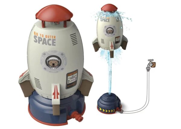 Rocket Design Water Sprinkler for Kids