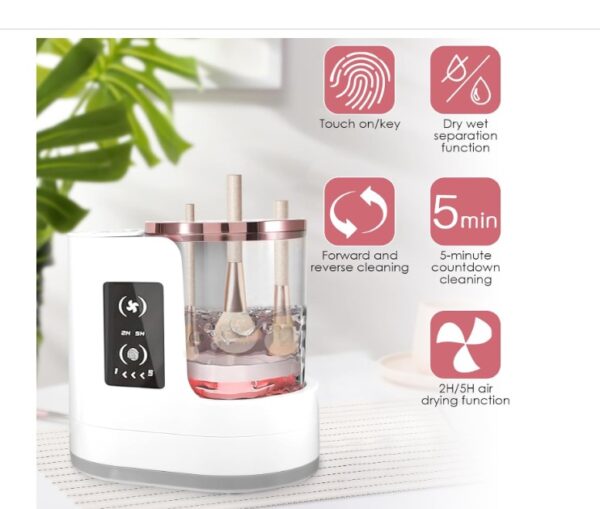 YUFFQOPC Electric Makeup Brush Cleaner Machine - Image 3