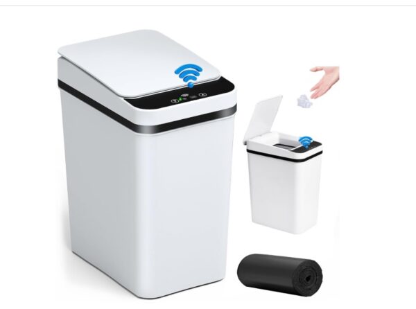 Smart Touchless Bathroom Trash Can
