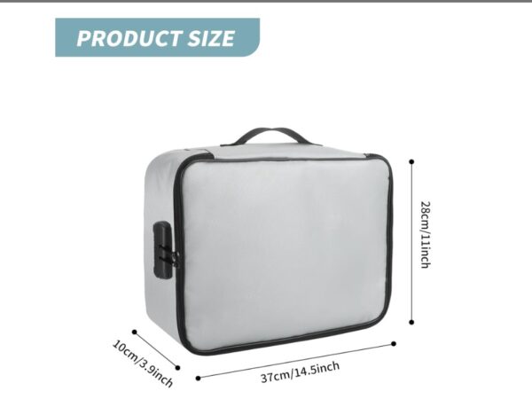 YKUKIZEE Fireproof Document Bag Lockable - Image 6