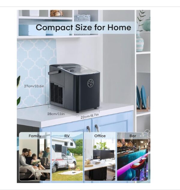FOHERE Ice Maker Machine Countertop - Image 3