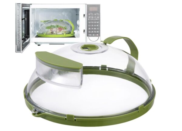 Microwave Splatter With Water Steamer
