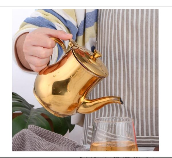 Stainless Steel Gooseneck Teapot - Image 3