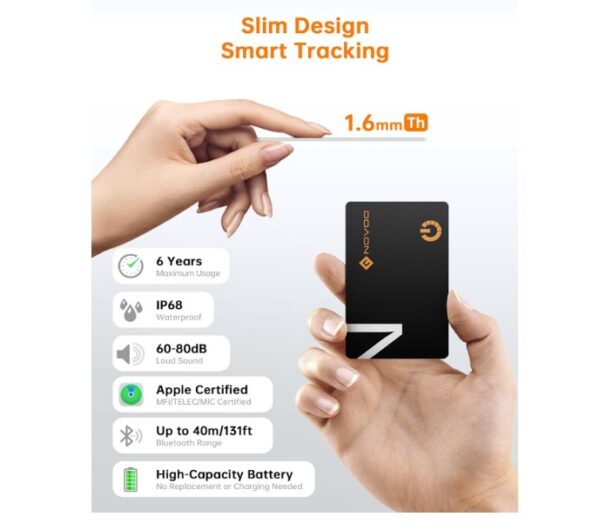 NOVOO Slim SmartCard Wallet Tracker - Image 3