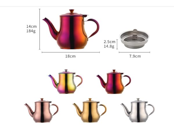 Stainless Steel Gooseneck Teapot - Image 4