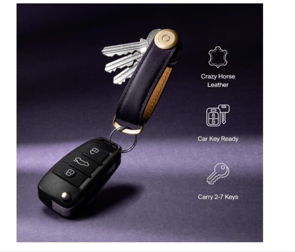 Orbitkey Crazy Horse Leather Key-Organiser - Image 2