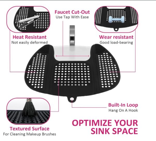 Bathroom Sink Cover Silicone Counter Topper