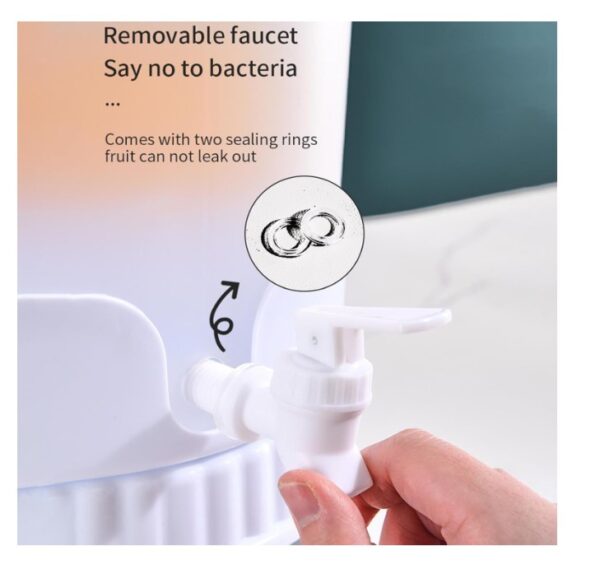 3 Grids Drink Dispenser with Tap - Image 4
