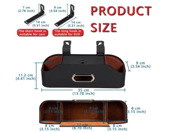 JSCARLIFE Car Headrest Backseat Organizer - Image 4