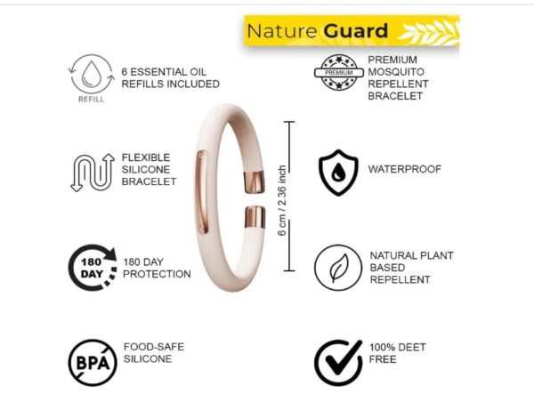Nature Guard Mosquito Repellent Bracelet - Image 3