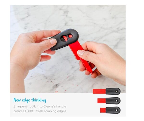 Dreamfarm Cleana 2-in-1 Self-Sharpening Cleaning Scraper - Image 2