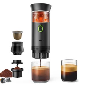 Kidovin 3-in-1 Portable Espresso Coffee Machine