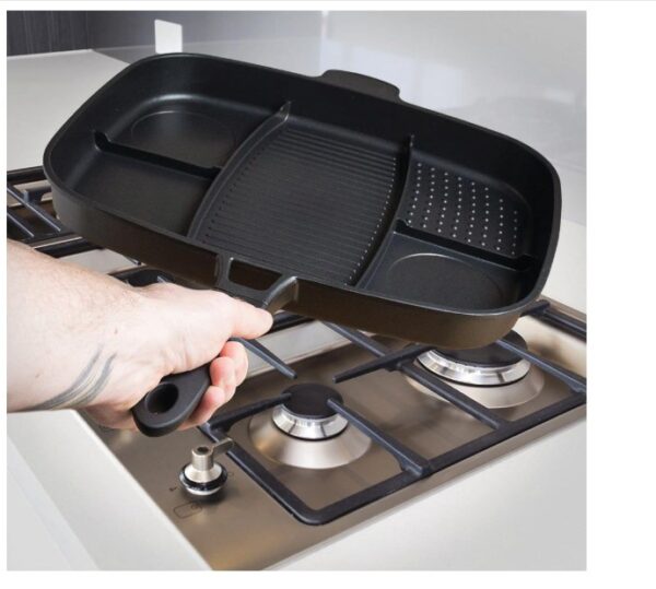 InGenious Lazy Man Frying Pan Multi Hob Cooker - Image 4