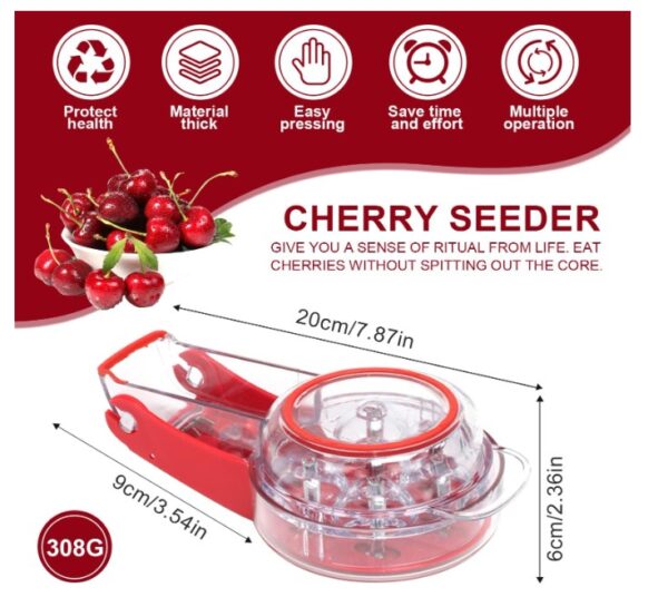 Stainless Steel Multiple Cherry Stone Remover Tool - Image 3