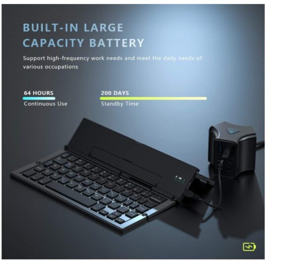 Geyes Foldable Bluetooth Keyboard - Image 4