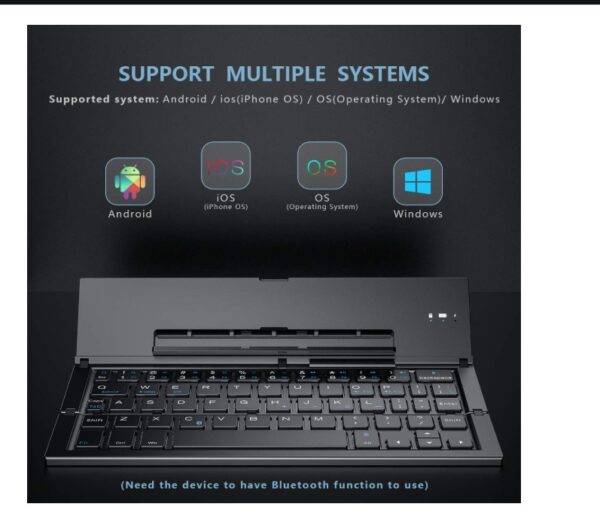 Geyes Foldable Bluetooth Keyboard - Image 3