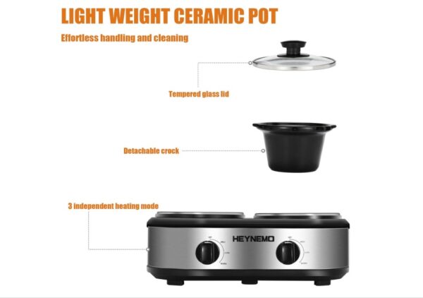 Double Slow Cooker - Image 2