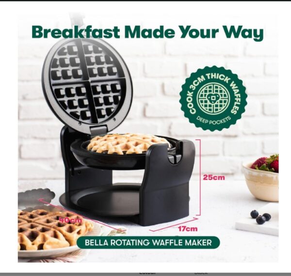 BELLA 17872 Waffle Maker - Image 3