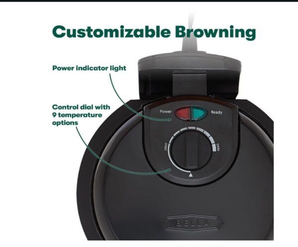 BELLA 17872 Waffle Maker - Image 4