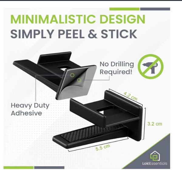 Baoswi Adhesive Hat Rack Display Hooks - Image 3