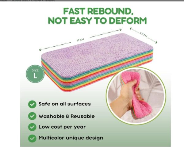 12 layers Super Absorbent & Durable microfibre cloth - Image 4