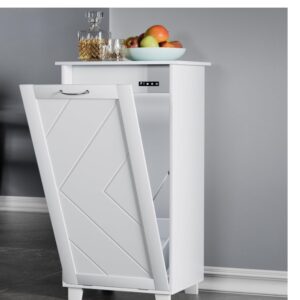 VECELO Tilt Out Kitchen Trash Bin Cabinet