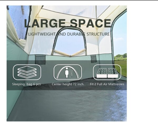 2/4/6 Person Tent for Camping - Image 3
