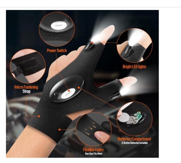 LED Gloves with Lights - Image 4