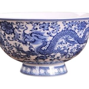 RUTHYEARS Chinese Style Ceramic Bowl