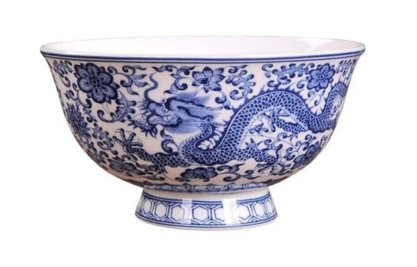 RUTHYEARS Chinese Style Ceramic Bowl