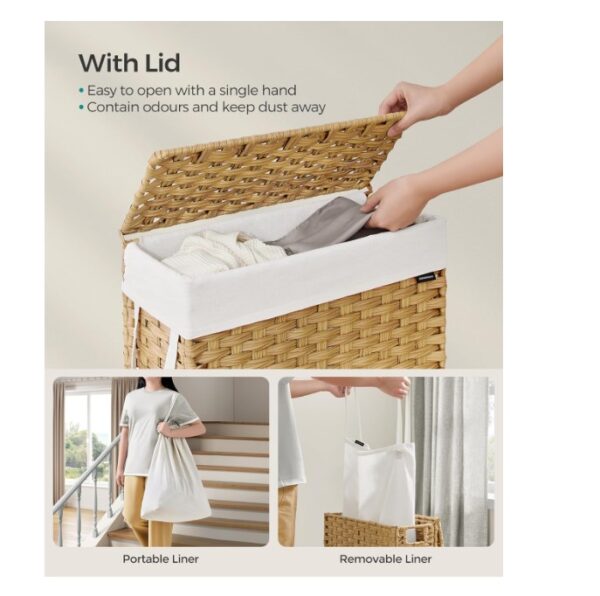 SONGMICS Slim Laundry Basket - Image 3