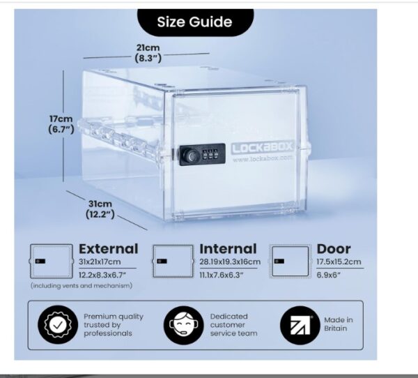 remium Lockable Storage Box - Image 2