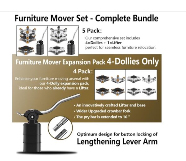ONEON Furniture Mover Pro Set - Image 4
