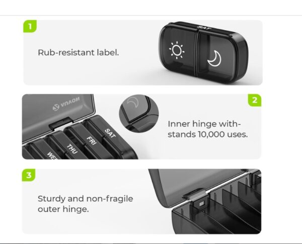 AUVON Pill Box Organiser - Image 3