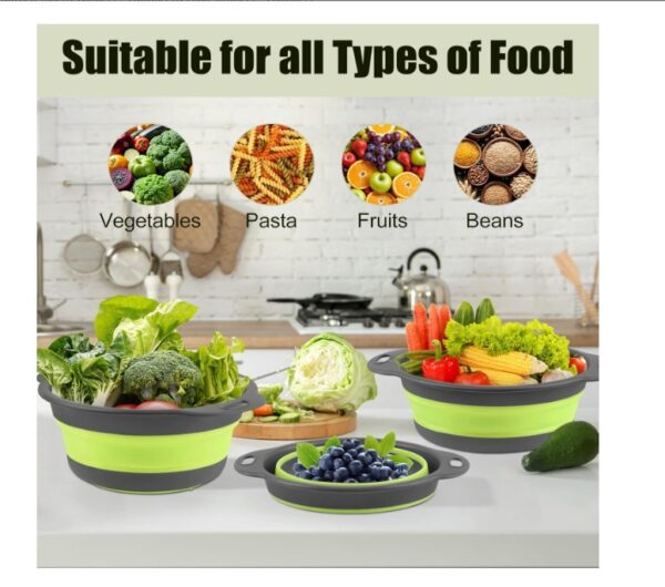 Collapsible Colander Set of 3 - Image 2