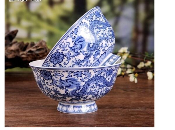 RUTHYEARS Chinese Style Ceramic Bowl - Image 2