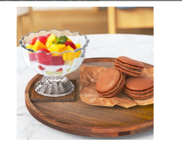 ICEBLUEOR Set of 6 Glass Dessert Bowls - Image 3