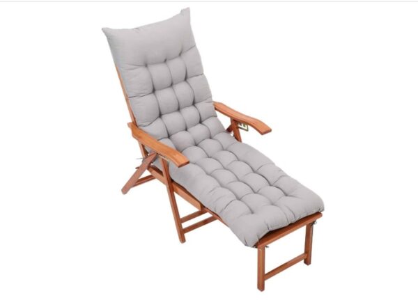 Grey Garden Patio Beach Cushion
